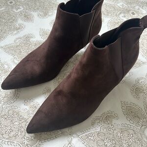 Kelly & Katie Chocolate Ankle Booties